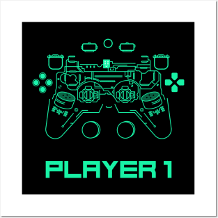 Player 1 Posters and Art